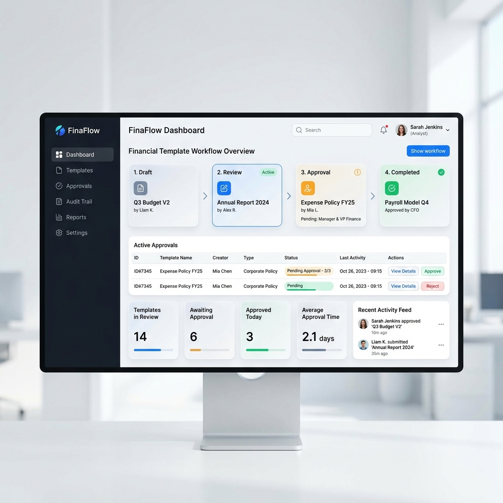 Fees Template Approval Workflow